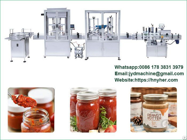 Fully Automatic Tomato Chili Paste Filling Line Machine