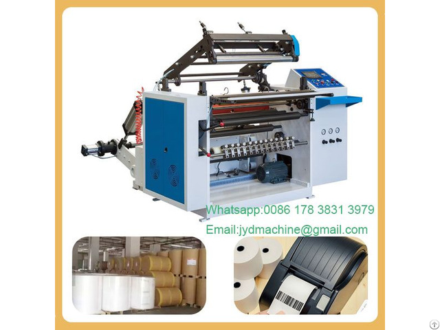 Automatic Thermal Paper Roll Slitting Machine For Sale