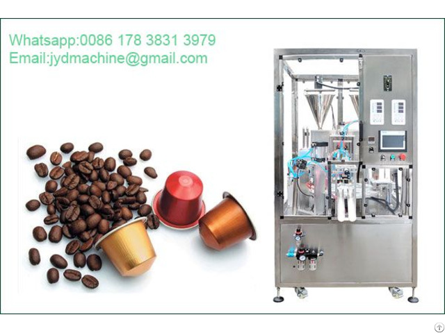 Kis 1800 Automatic Rotary Coffee Capsule I K Cup Filling And Sealing Machine