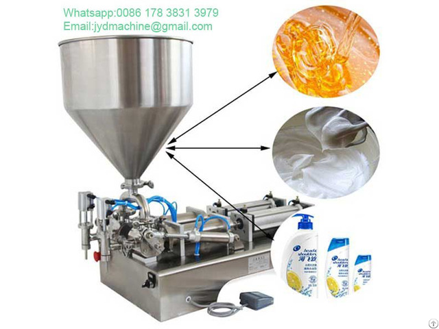 Double Head Pneumatic Paste Filling Machine G2wg V