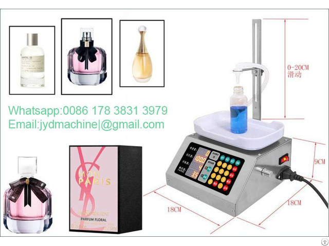 Csy 1200 Small Scale Perfume Filling Machine With Peristaltic Pump