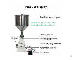 A02 Small Pneumatic Paste Liquid Filling Machine
