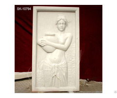 Manufacturer Hand Carved Beautiful Female Woman Relief Sculpture Home Decor For Sale