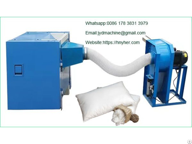 Fluffy Fiber Pillow Cotton Filling Machine For Sale