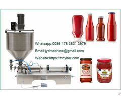 Stainless Steel Pneumatic Chili Sauce Filling Machine