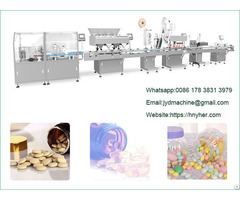 Pills Tablets Counting Vial Filling Line