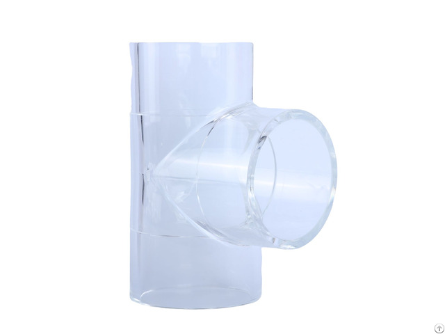 Transparent Fittings Upvc Water Supply Pipe Tee