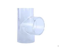 Transparent Fittings Upvc Water Supply Pipe Tee