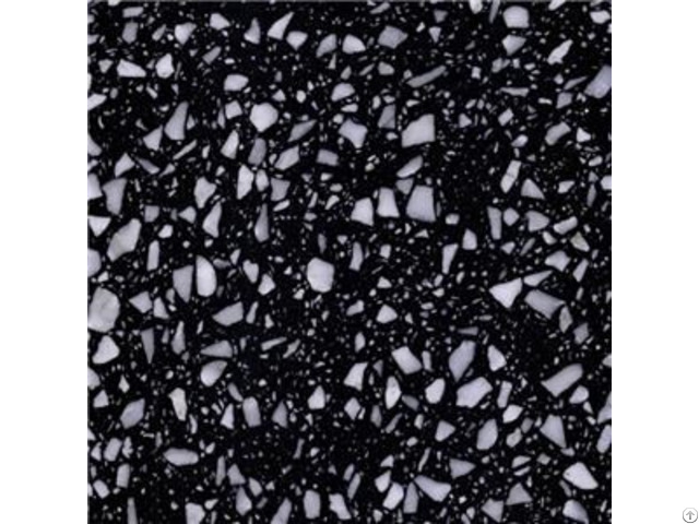 Classical Black Terrazzo Stone