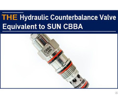 Hydraulic Cartridge Counterbalance Valve Equivalent To Sun Cbba