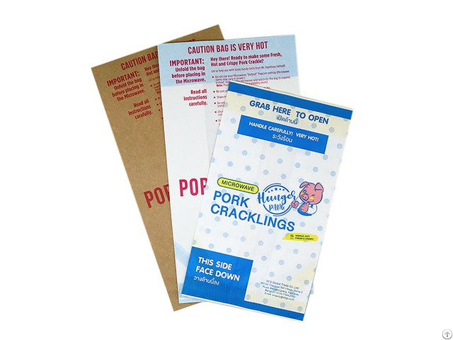 Kraft Paper Microwave Pork Crackle Bag