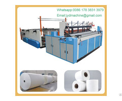 Fully Automatic Toilet Tissue Paper Rewinding Machine