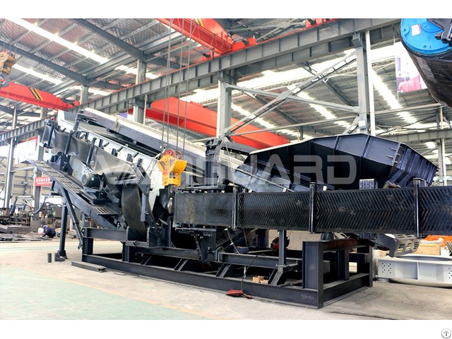 Mobile Mining Sand Gravel Machine Portable Aggregate Screening Plant