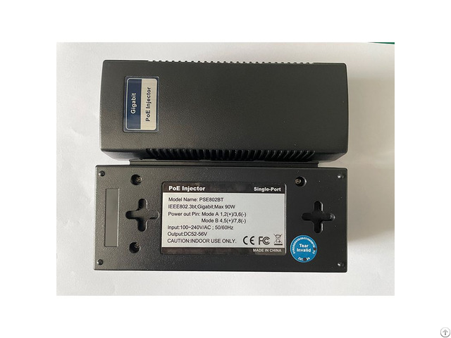 Pse802btg 90w Gigabit2 5g Poe Injector Standard Ieee802 3bt