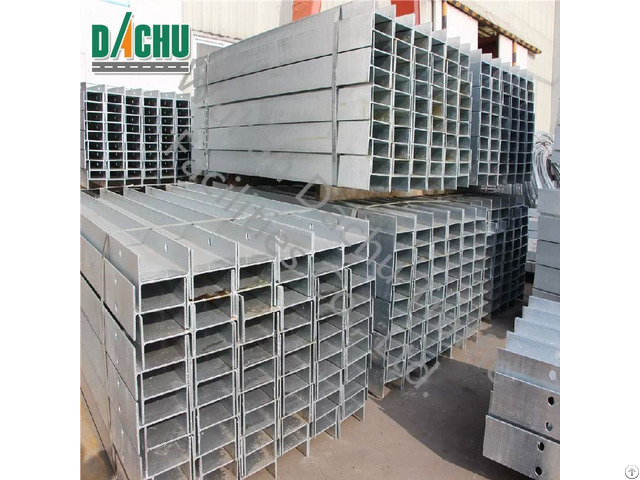 Steel H Post For Road Barrier Galvanized Highway Guardrail