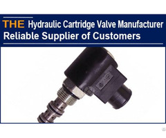 Hydraulic Cartridge Valve Manufacturer Reliable Supplier Of Customers