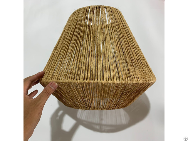 Jute Lampshade Celling Hanging Lamps Pendant Lights