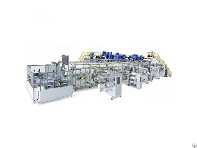 Semi Automatic Baby Diaper Production Line For Hot Sale