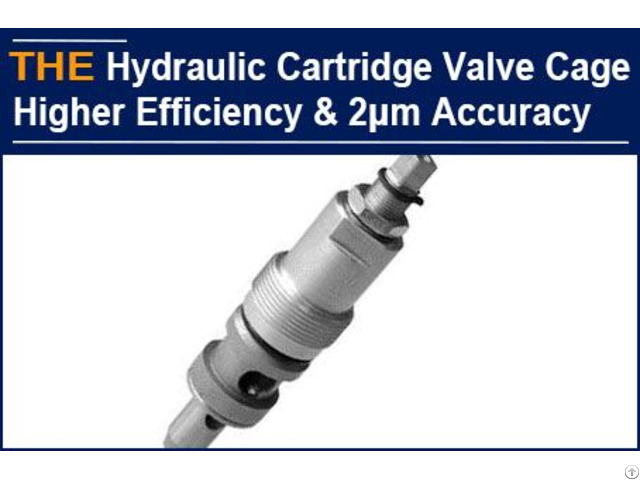 Hydraulic Cartridge Valve 2μm Accuracy