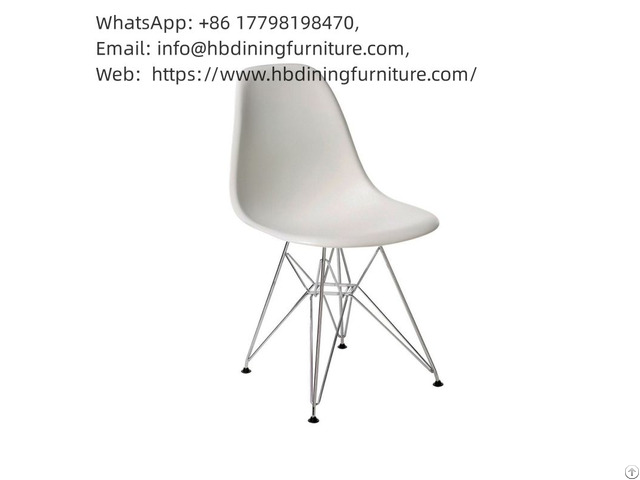 Plastic Chair Dining Room Reception Wire Legs Dc P01m