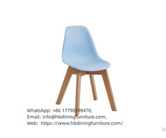 Plastic Children S Chair With Wooden Legs Dc P01w