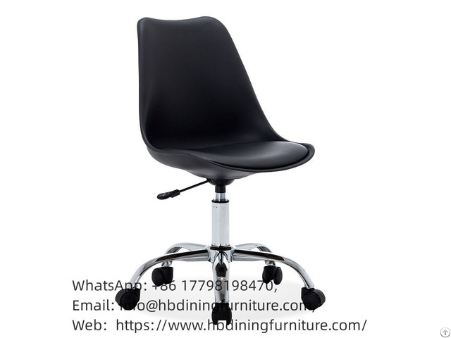 Movable Plastic Rotating Office Chair Dc P03f