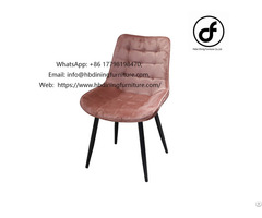 Large Cushioned Velvet Dining Chair