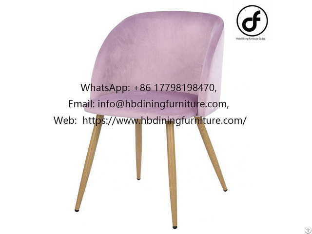 Elegant High Back Velvet Armchair