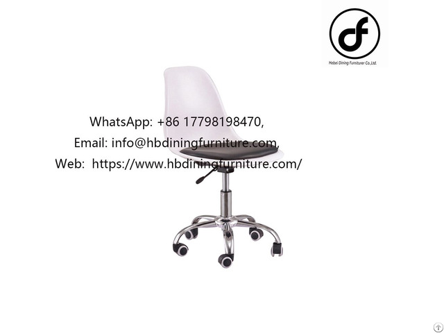 Swivel Plastic Upholstered Office Chair