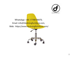 Lift And Swivel Plastic Office Chair