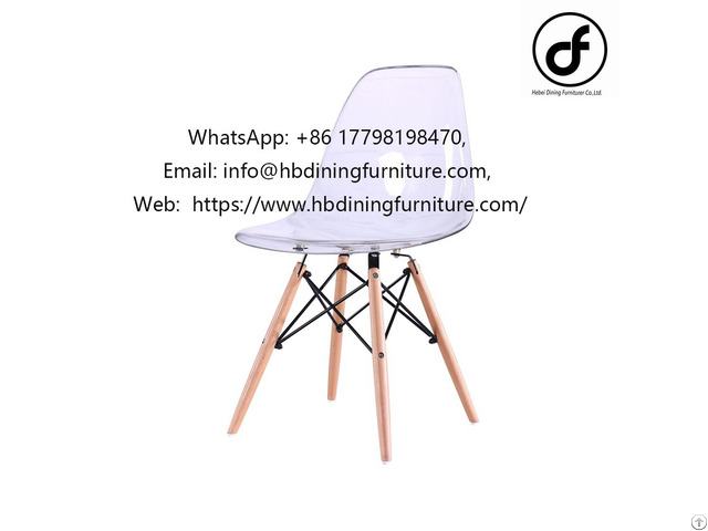 Translucent Plastic Dining Chair