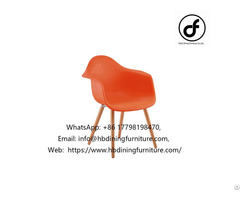 Orange Plastic Armchair