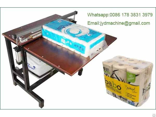 Semi Automatic Toilet Paper Bag Sealing Packing Machine