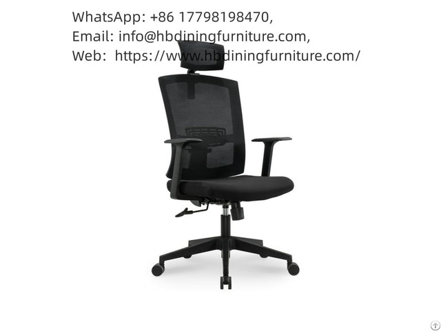 High Back Fabric Office Adjustable Arm Chair Dc B11