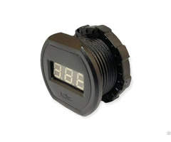 Digital Voltmeter For Vehicle Battery Voltage Display