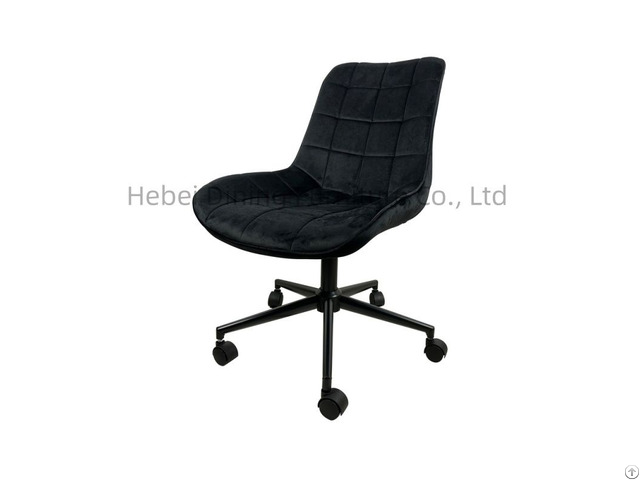 Hot Selling Modern Luxury Style Velvet Fabric Upholstered Backrest Home Dining Chair