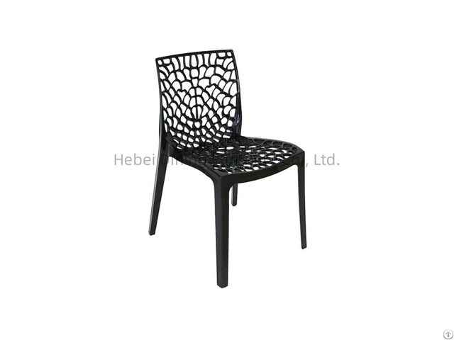 Customization Support Full Plastic Modern Leisure Style Dining Chair