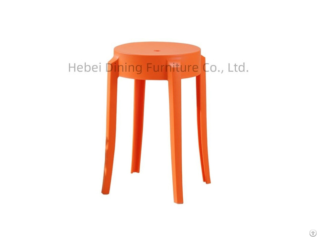 Good Quality Full Plastic Dining Chair Backless For Home Restaurant Hotel