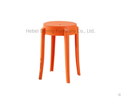 Good Quality Full Plastic Dining Chair Backless For Home Restaurant Hotel