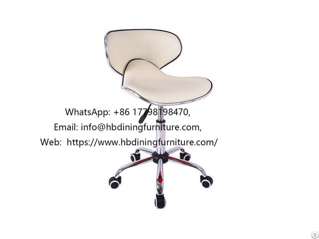 Leather Office Chair With Irregular Backrest