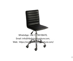 Leather Swivel Office Chair With Wheels