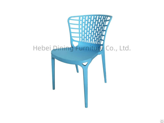 Hot Selling Modern Leisure Style Full Plastic Dining Chair With Backrest For Home Restaurant