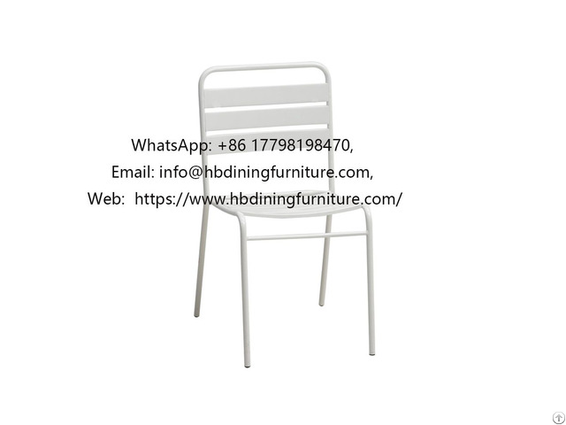 White Wire Leg Dining Chair