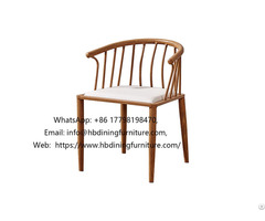 Wire Leg Dining Chair With Armrests