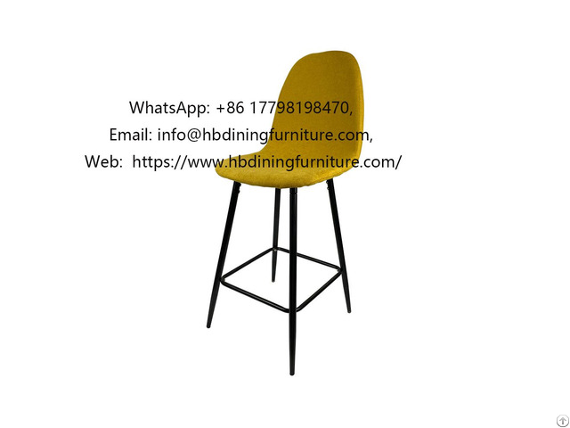 Fabric High Bar Chair