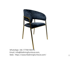 Velvet Armchair With Openwork Backrest High Golden Legs Dc R21