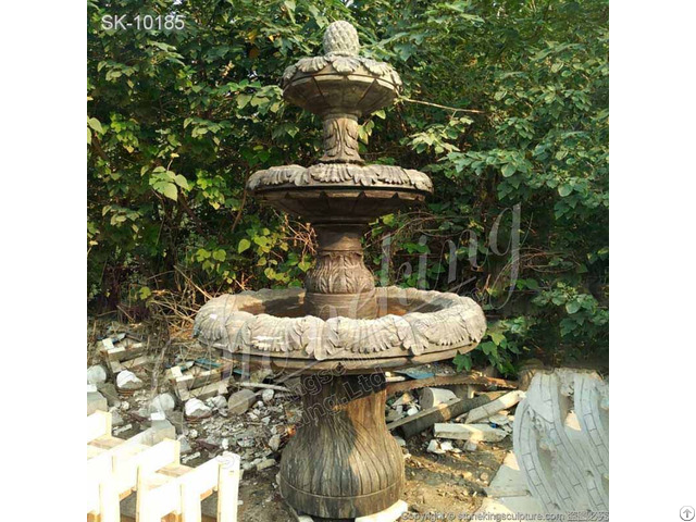 Factory Price Marble Three Tier Water Fountain For Outdoor Garden And Patio Decoration