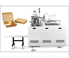 Chj D Automatic Paper Lunch Meal Box Making Forming Machine