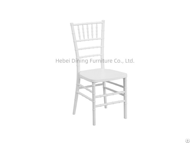 White Plastic Chair Parallel Bar Backrest