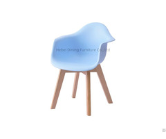 Plastic Chairs With Wooden Legs Armrest